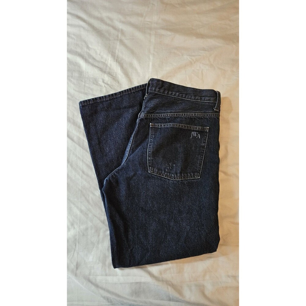 JW Anderson Uniqlo Womens 10 Dark Wash Straight Leg Jeans Indigo Cotton JWA